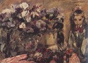 Lovis Corinth Wilhelmine with Flowers (nn02) Germany oil painting reproduction